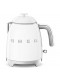 Hervidor - Smeg  KLF05WHEU, 1400W, 0,8 Litros, Blanco