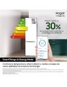 Combi Blanco - Samsung RB34C600DWW/EF, 1,85 metros, Eficiencia E, Wifi