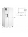Frigorífico Side by Side - LG GSLC40SWPE, Blanco, Altura 179 cm, Eficiencia E