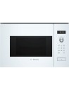 Microondas Integrable - BOSCH BFL524MW0, Blanco, Apertura izquierda