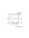 Microondas Integrable - BOSCH BFL524MW0, Blanco, Apertura izquierda