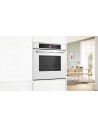 Horno Multifunción - BOSCH HBG7341W1, Cristal Blanco, Home Connect