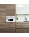 Microondas Integrable - Cecotec Bolero Hexa, Cristal Blanco, 34 litros