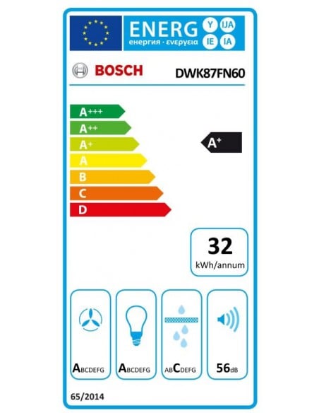 Campana Decorativa - BOSCH DWK87FN60,...
