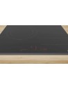 Placa FlexInducción - BOSCH PXJ631HC2E, 2 zonas, Bisel, 60 cm, Negro