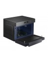 Microondas Libre Instalación - SAMSUNG MC35R8058CC/EC, 35L, Grill, Cristal Carbón