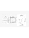 Horno Multifunción - SAMSUNG NV7B5750TDK/U1, Negro, Pirolítico, Vapor
