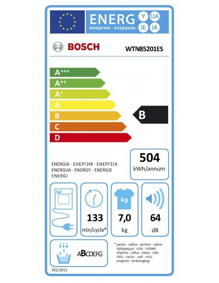 Secadora Condensación - Bosch...
