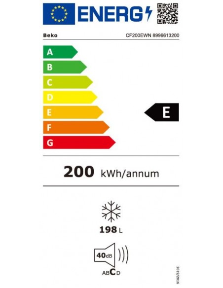 Congelador Arcón - BEKO CF200EWN,...