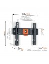 Soporte TV - VOGEL'S TVM 1203 S, 19" - 50", Fijo