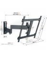 Soporte TV - VOGEL'S TVM 3443, 32"- 65", Rotable, Inclinable
