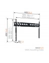 Soporte TV - VOGEL'S MA4000-C1, Negro, 40"-80", 100x100-600x400 mm