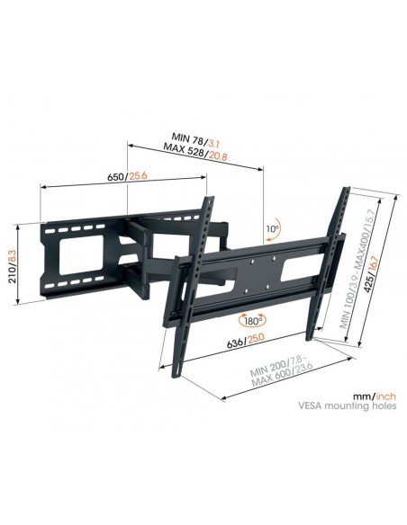 Soporte TV - VOGEL'S MA4040-C1,...