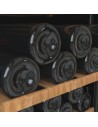 Vinoteca Libre Instalación - CECOTEC Bolero GrandSommelier Duo 77000, 77 Botellas, Negro