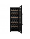 Vinoteca Libre Instalación - CECOTEC Bolero GrandSommelier Duo 77000, 77 Botellas, Negro