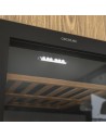 Vinoteca Libre Instalación - CECOTEC Bolero GrandSommelier Duo 77000, 77 Botellas, Negro