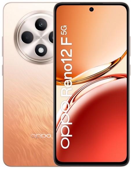 Smartphone - OPPO Reno 12 F, Naranja,...