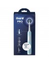 Cepillo de Dientes Eléctrico - Oral-B Pro 1, Azul Caribe, Reacmbio Extra