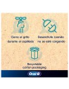 Cepillo de Dientes Eléctrico - Oral-B Pro 1, Azul Caribe, Reacmbio Extra