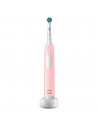 Cepillo de Dientes Eléctrico - Oral-B Pro 1, Rosa, Recambio extra