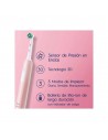 Cepillo de Dientes Eléctrico - Oral-B Pro 1, Rosa, Recambio extra