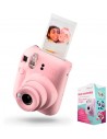 Kit Cámara Instantánea - Fujifilm Best Memories Instax Mini 12 Clay, Rosa