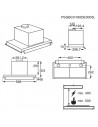 Campana Grupo Filtrante - Electrolux EFP126X, 60 cm, Inox