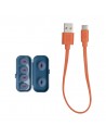 Auriculares Inalámbricos - JBL Tune Flex, Azul, Bluetooth, IPX4