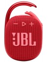 Altavoz Portátil - JBL Clip 4, Bluetooth, Rojo