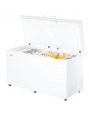 Congelador Arcón - HAIER HCE520E, 1.55 m, 508 L, Blanco, Eficiencia E