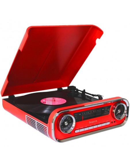 Tocadiscos - LAUSON 01TT17, Rojo,... Tocadiscos - LAUSON 01TT17, Rojo,...