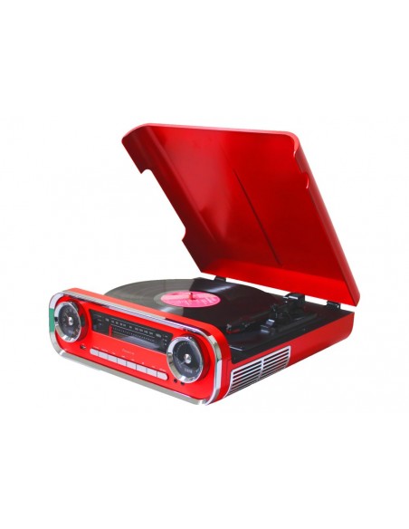 Tocadiscos - LAUSON 01TT17, Rojo,... Tocadiscos - LAUSON 01TT17, Rojo,...