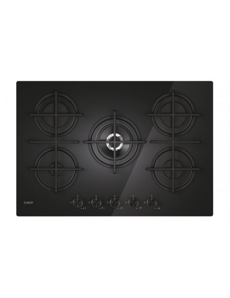 Placa Gas - CANDY CVG74WTB, 75 cm, Negro