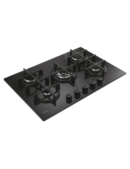 Placa Gas - CANDY CVG74WTB, 75 cm, Negro