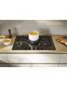 Placa Gas - CANDY CVG74WTB, 75 cm, Negro