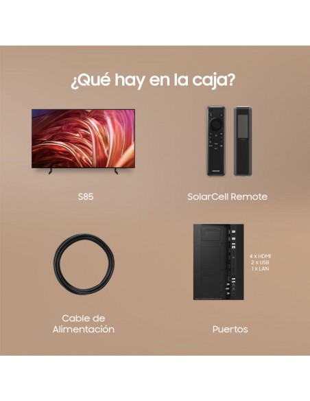 TV OLED - SAMSUNG TQ65S85DAEXXC, 4K...