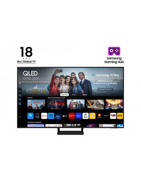 TV QLED - SAMSUNG TQ75Q70DATXXC, 4K...