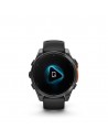 Smartwatch - GARMIN Fenix 8 Slate, Gris, 43 mm, 10 ATM