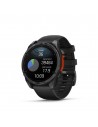 Smartwatch - GARMIN Fenix 8 Slate, Gris, 43 mm, 10 ATM
