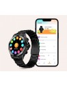 Smartwatch - KSIX Titanium Black, AMOLED, Negro, 1,43"