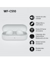 Auriculares Inalámbricos - SONY WF-C510, Blanco