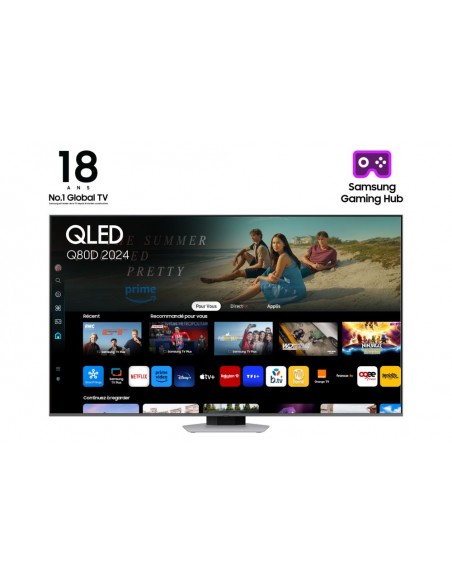 TV QLED - SAMSUNG TQ75Q80DATXXC, 4K,...