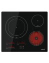 Placa Vitrocerámica - CATA TDM 6003, 3 zonas, Negro