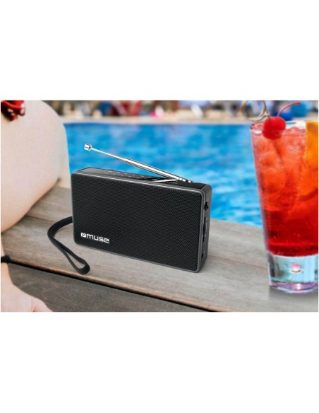 Radio Portátil - MUSE M-030 R, Negro