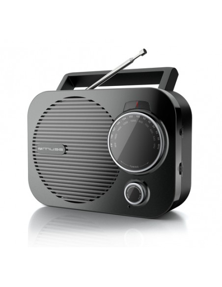 Radio Portátil - MUSE M-050 R, Negro