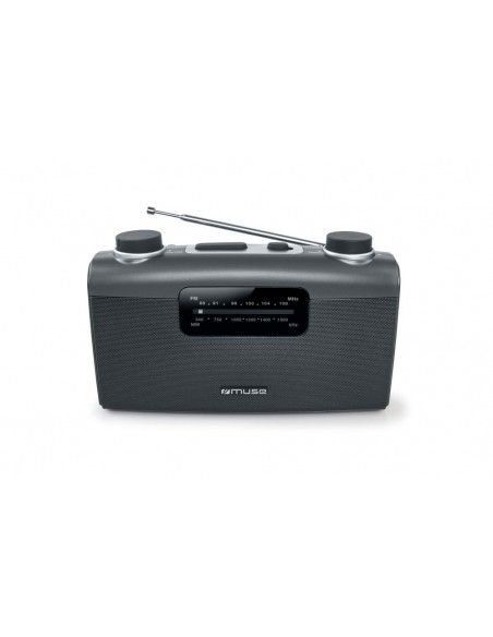 Radio Portátil - MUSE M-058 R, Gris