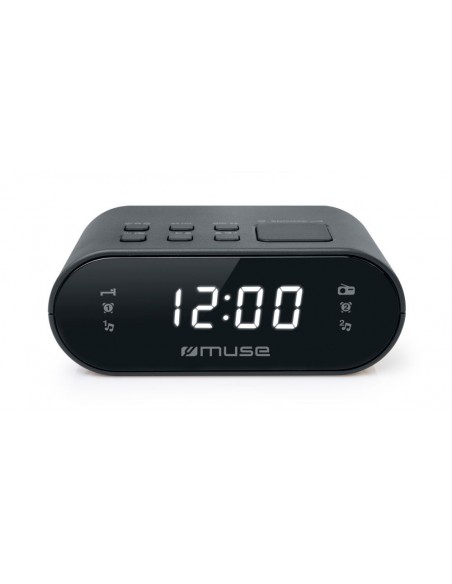 Radio Despertador - MUSE M-10 CR, Negro