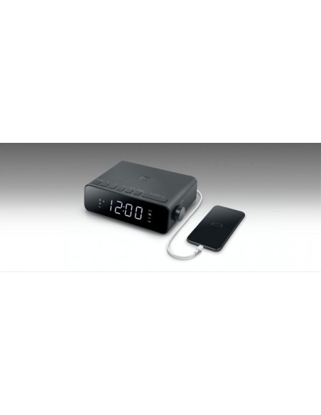 Radio Despertador - MUSE M-175 WI, Negro