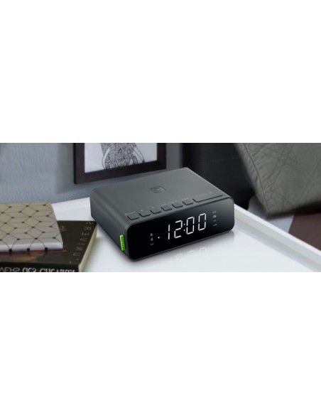 Radio Despertador - MUSE M-175 WI, Negro