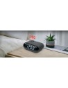 Radio Despertador - MUSE M-179 P, Negro, Proyección Hora